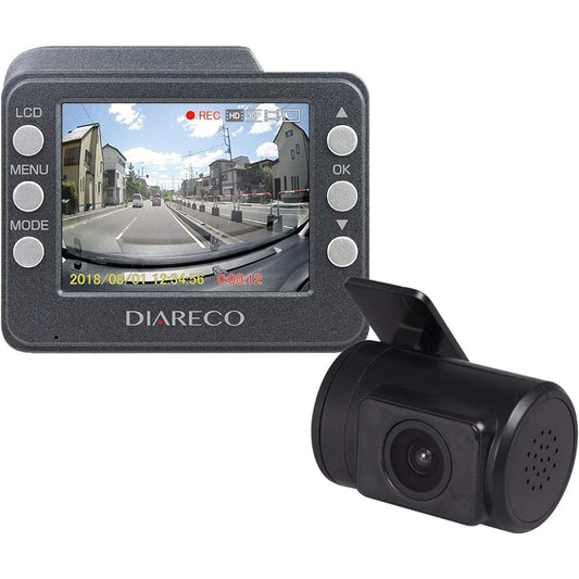 [Enplace] Drive recorder (2-inch LCD/2 million pixels/G sensor included) 8GB microSD card included NDR-RC173