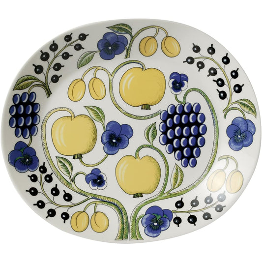 [Regular Imported Product] Arabia Paratissi Oval Plate Dish 36cm Color 1005599