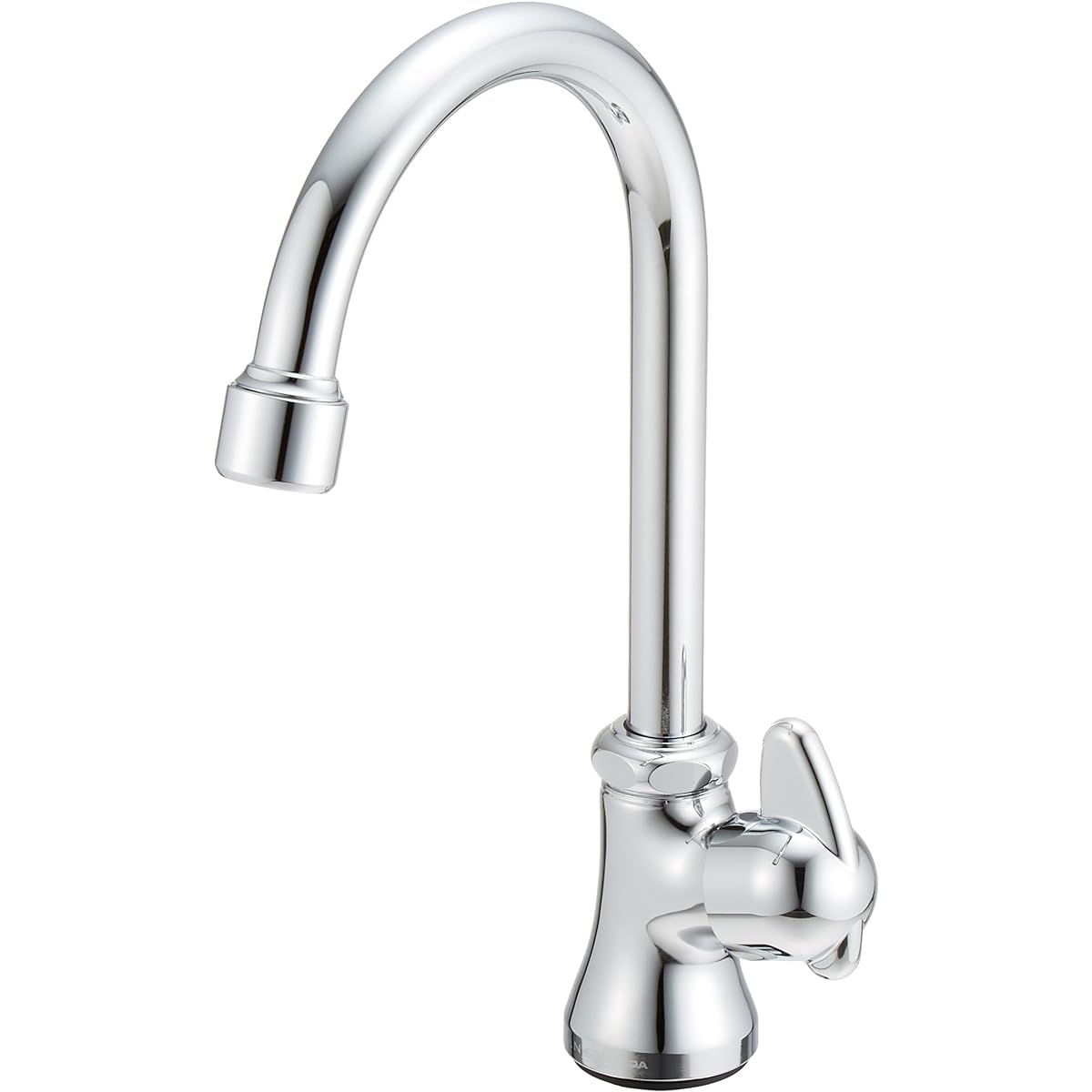 SANEI Mini Cera foam vertical crane neck adjustable faucet lever handle 90 degree opening/closing JA565H-13