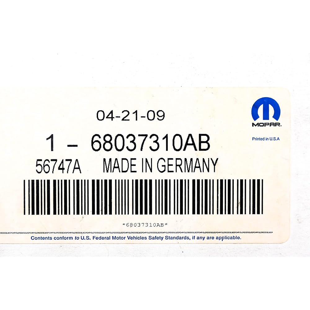 Mopar 6803 7310AB HVAC Blower Motor resistor