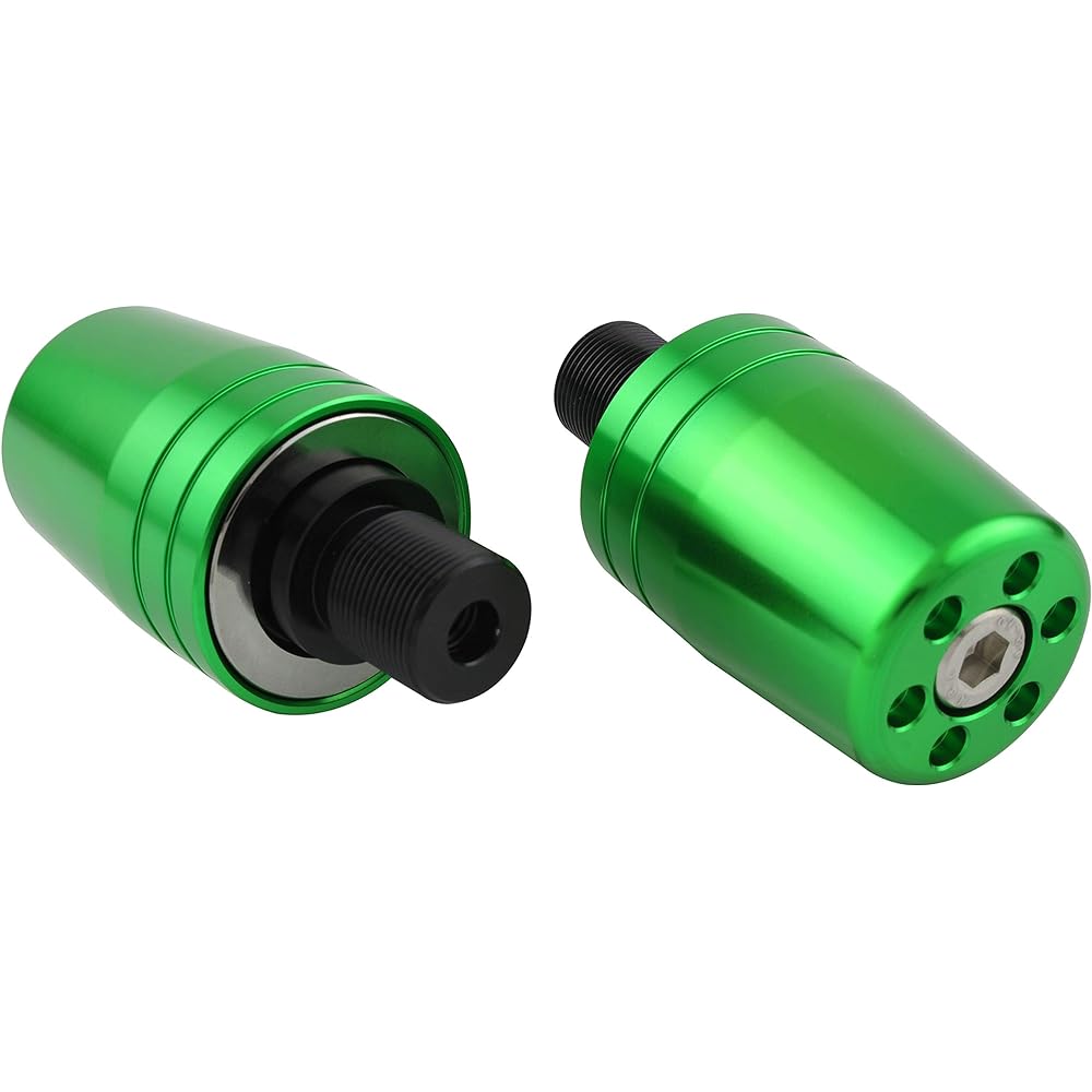 POSH Handlebar End for Kawasaki Vehicles M17 Ultra Heavy Bar End Plated for Kawasaki 031989 Bar End Cap
