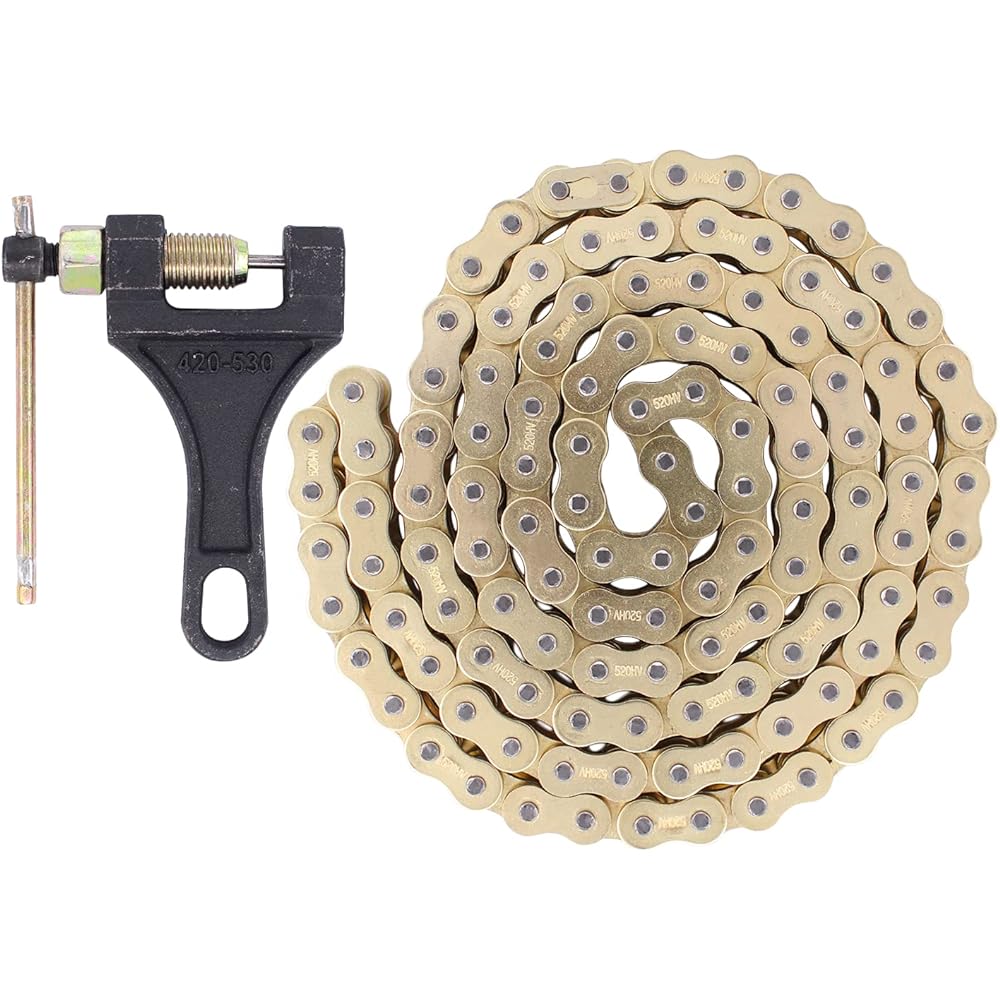 XtremEAMAZING 520 pitch 120 Link Drive Chain O -Ring Style ATV With Chain Breaker