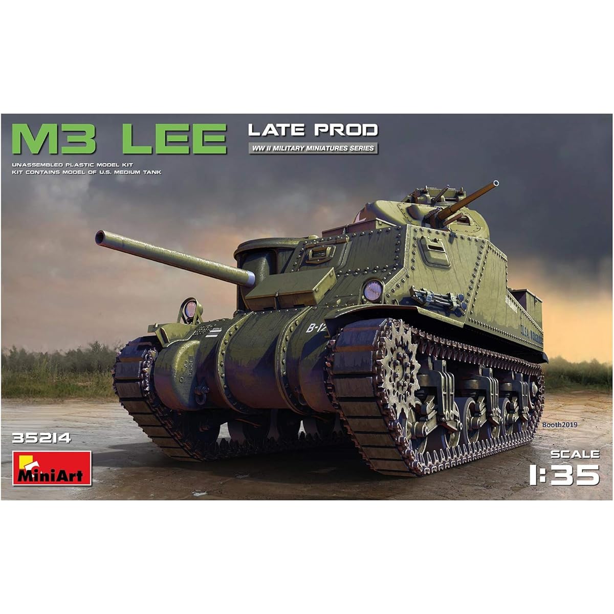 Miniart 1/35 US Army M3 Lee Late Model Plastic Model MA35214