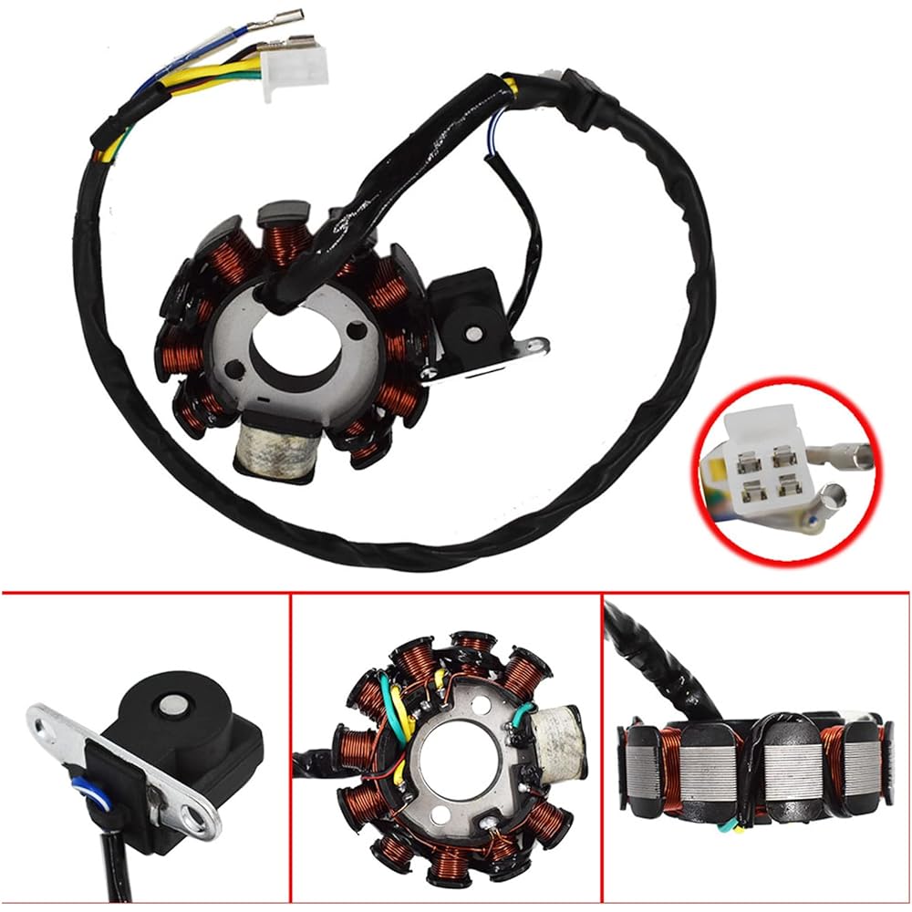 WFLNHB 11 Pole/Coil Magnetic Statat Fit GY6 125cc 150cc engine