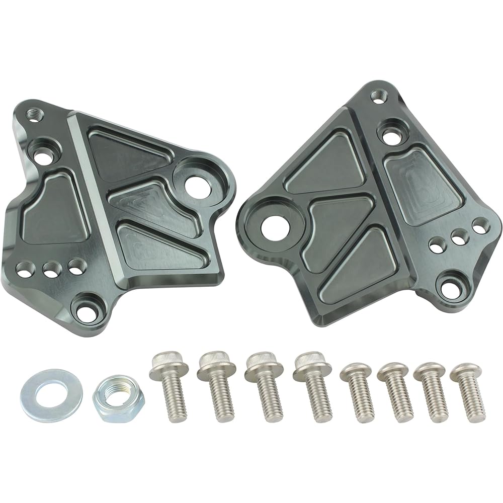 SHIFT UP Gusset Step Up Plate [Machined Aluminum/Gunmetal] 210075-09