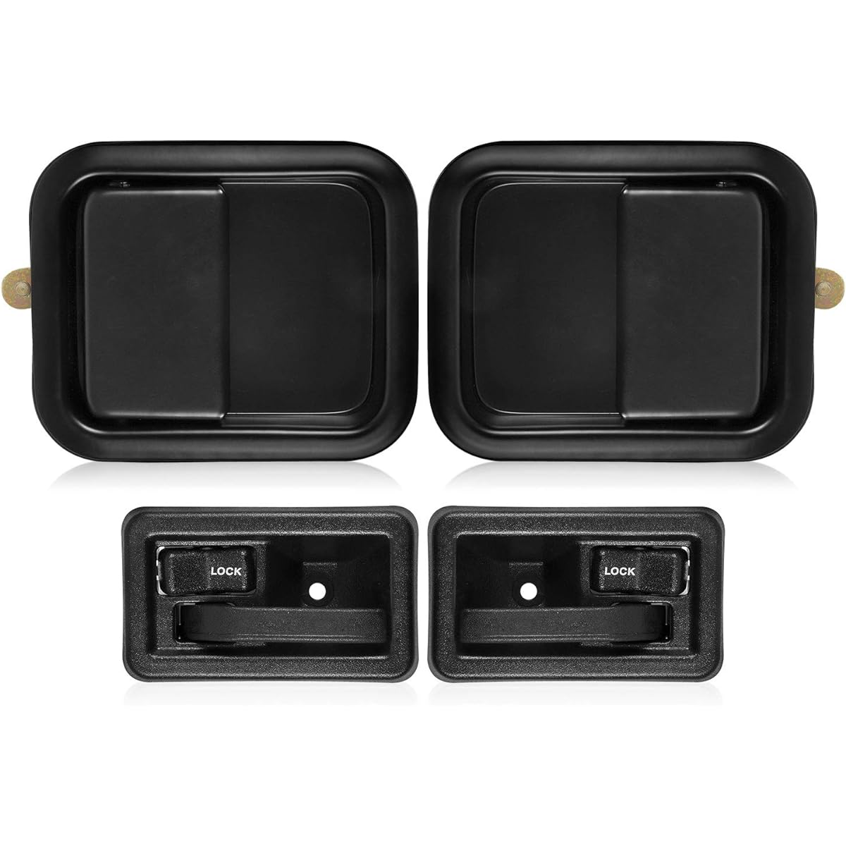 Left driver seat/Right passenger seat outer outer outer outer outer inside door handle 1991-2004 type greangler compatible