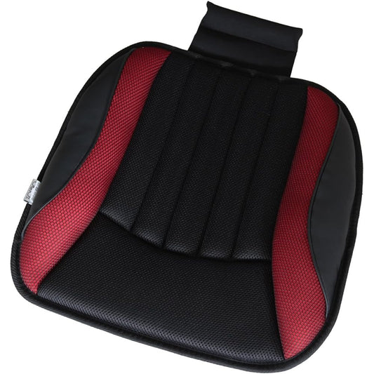 TOHPO Seat Cushion 3D Shape Shadow Mesh Memory Foam Horseshoe Cushion for Light Vehicles Red SMBT-92327