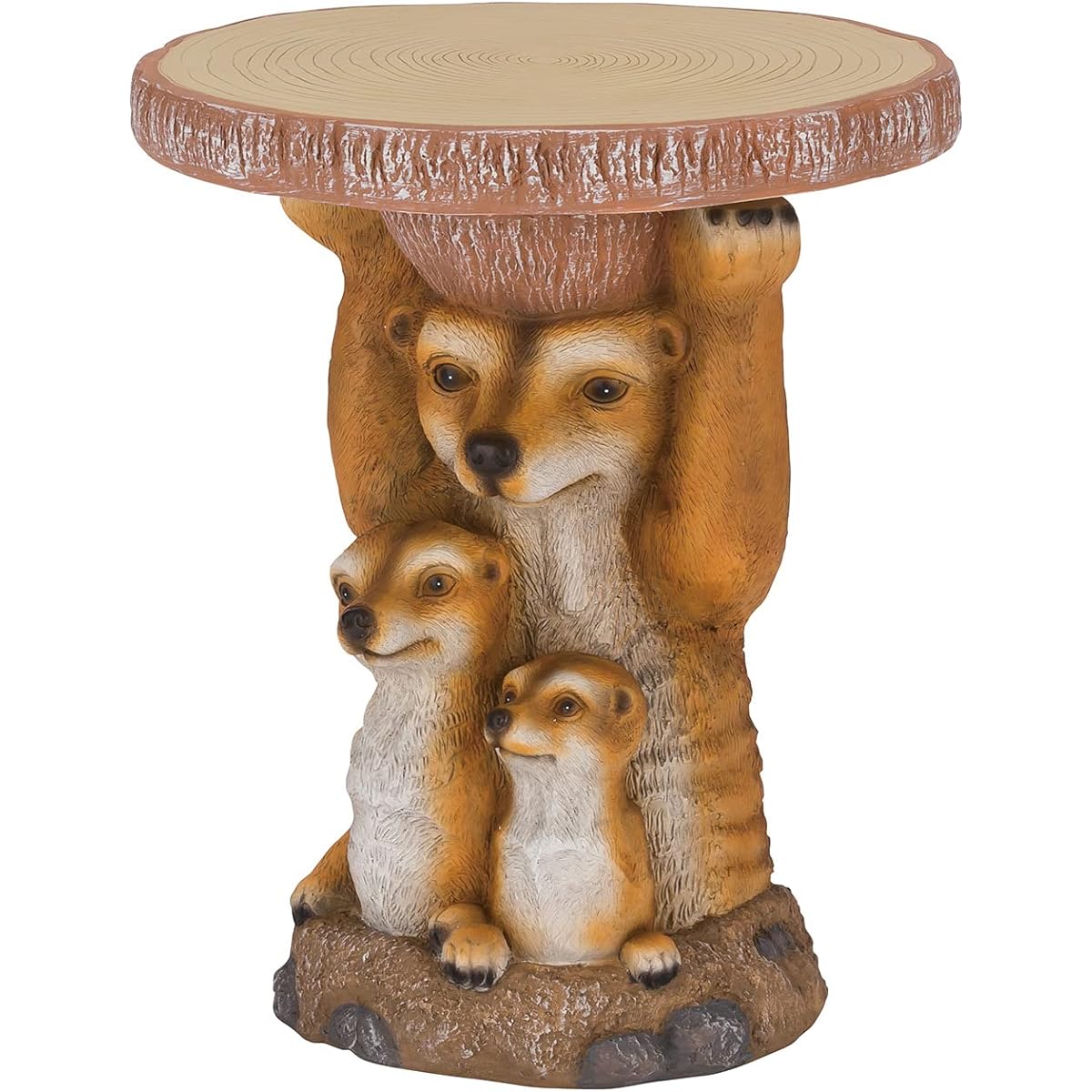 [Table Garden Meerkat] Orange 47.6 x 47.6 x 55cm Meerkat Table MCT-55
