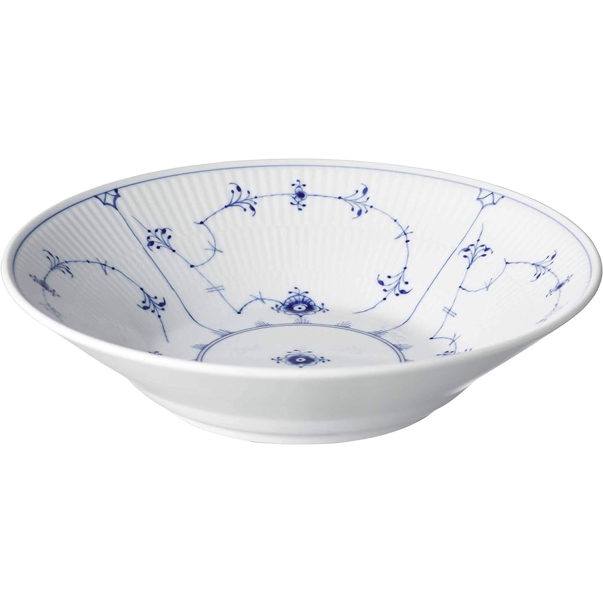 [Regular Imported Product] Royal Copenhagen Blue Fluted Plain Pasta Plate 24cm 1016769