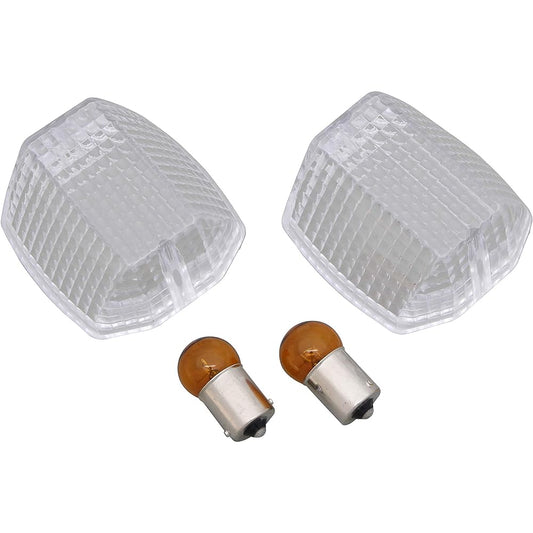 POSH Motorcycle Supplies Turn Signal Lens Set ZRX1200R/1100/400/GPZ900R Domestic Rear Clear 038078