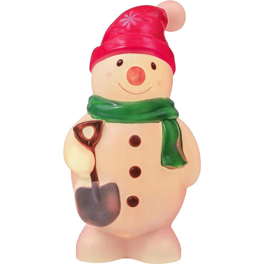 Takasho Garden Light Blow Light Snowman RG Approx. Width 31cm x Height 58cm Champagne Gold Illumination Outdoor Indirect Lighting Waterproof Welcome with a friendly smile Resin LIT-BL03LRG