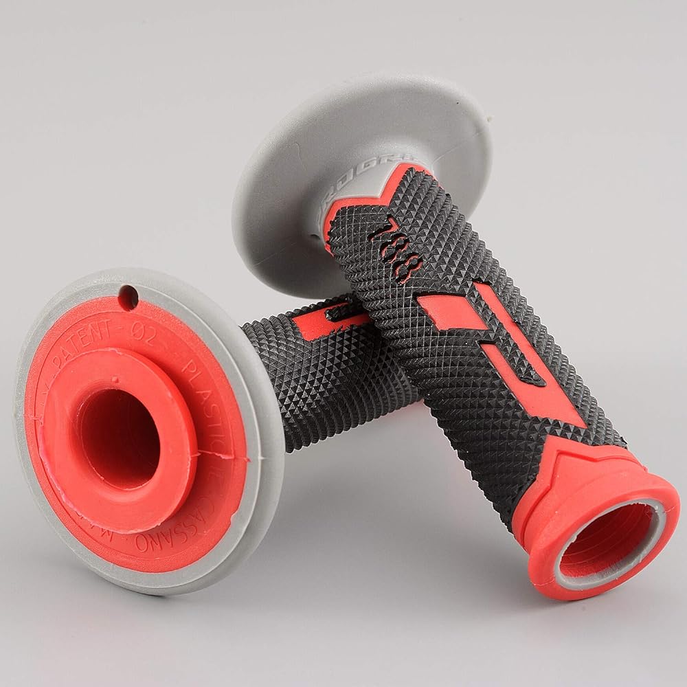 Daytona PROGRIP Motorcycle Handle Grip #788 Earthquake Resistant GEL 115mm End Penetration Type Red 98113