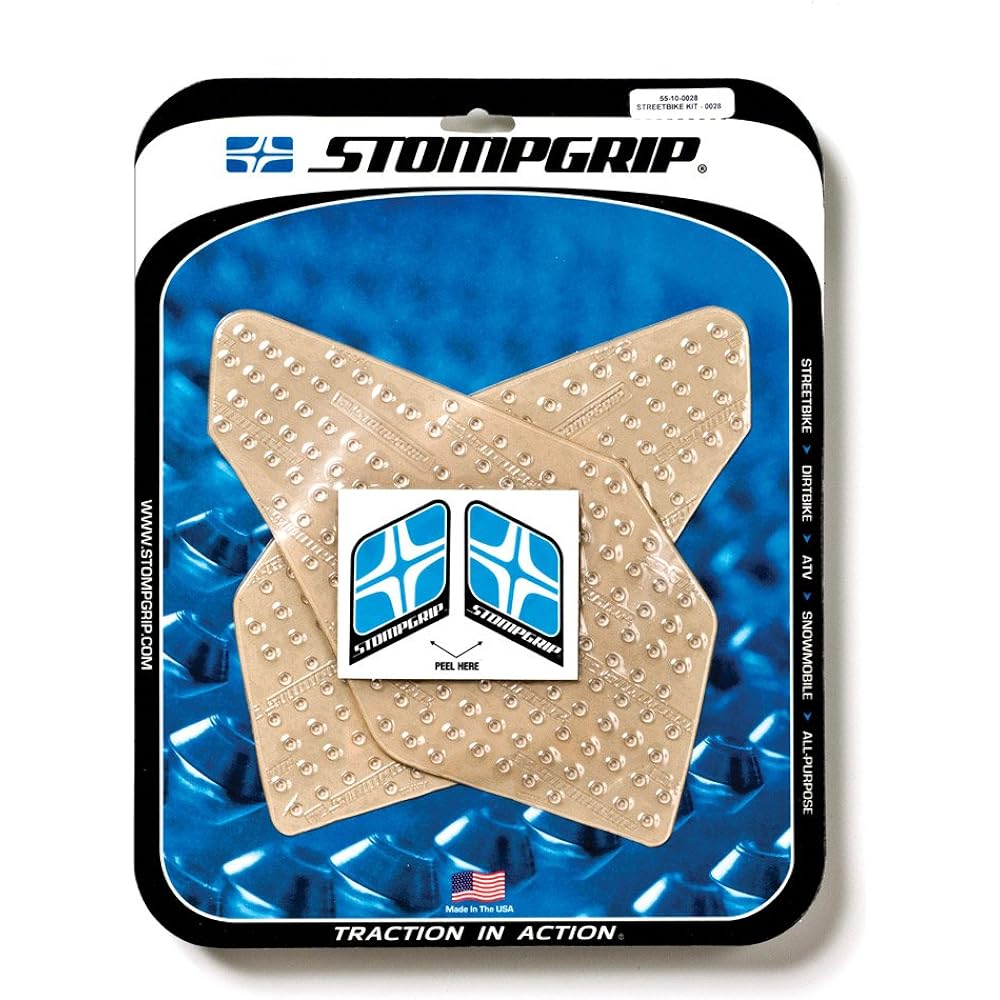 STOMPGRIP Traction Pad Tank Kit VOLCANO Clear GL1800 GOLDWING (12-13) 55-2018