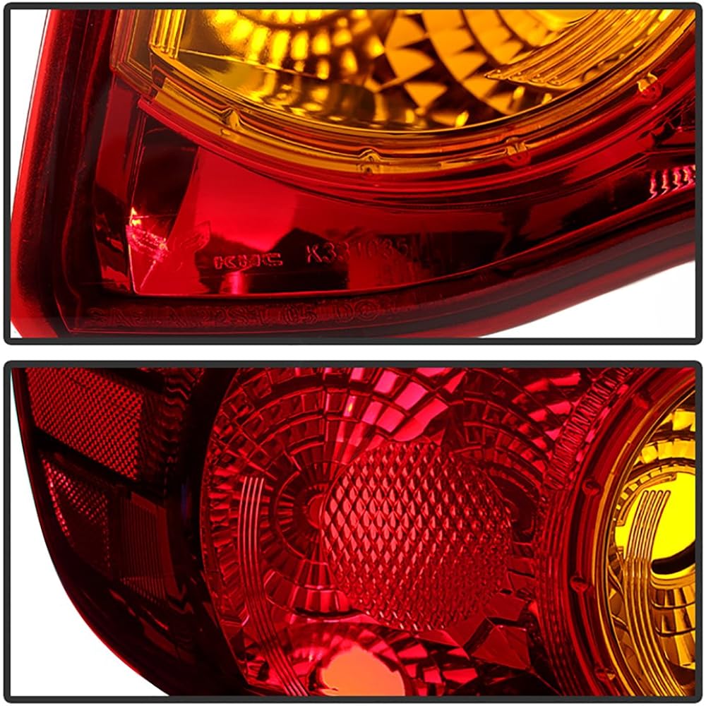 VIPMOTOZ Red Lens OE Style Body Tail Light Lamp Azembris 2009-2010 Passenger Side Azn-JT-TCO09 -Oe-Or for Toyota Corolla