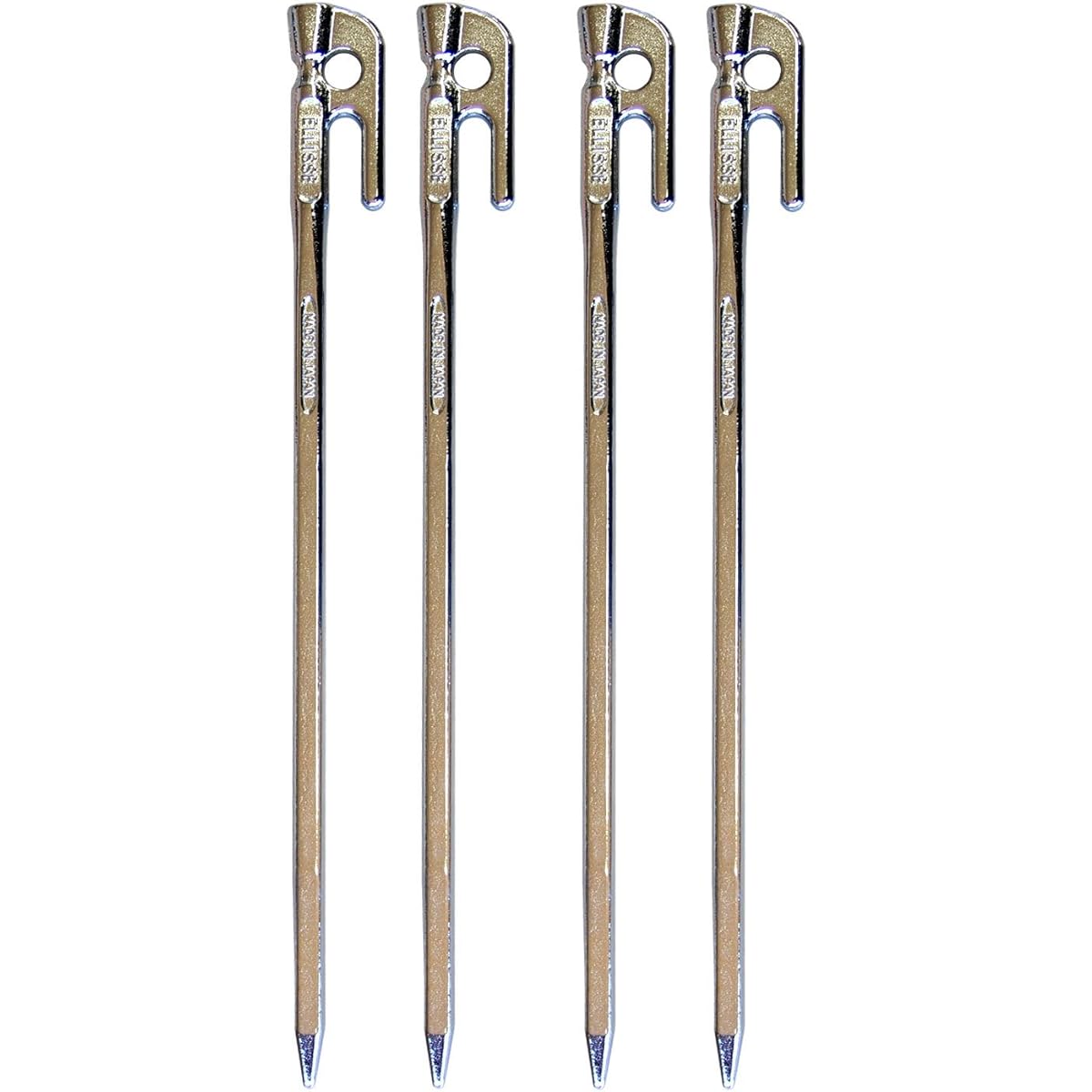 ELLISSE Forged Peg Elisse Stake 38cm Set of 4 Chrome Plated MK-380C