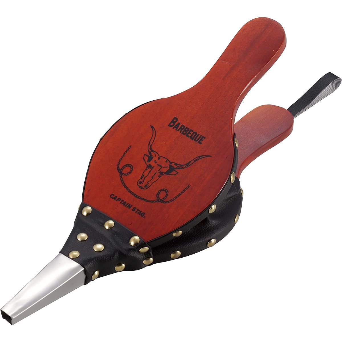CAPTAIN STAG CAPTAIN STAG Fire Starter Blower Bellow Buffalo Blower Brown M-7579 / UG-3299