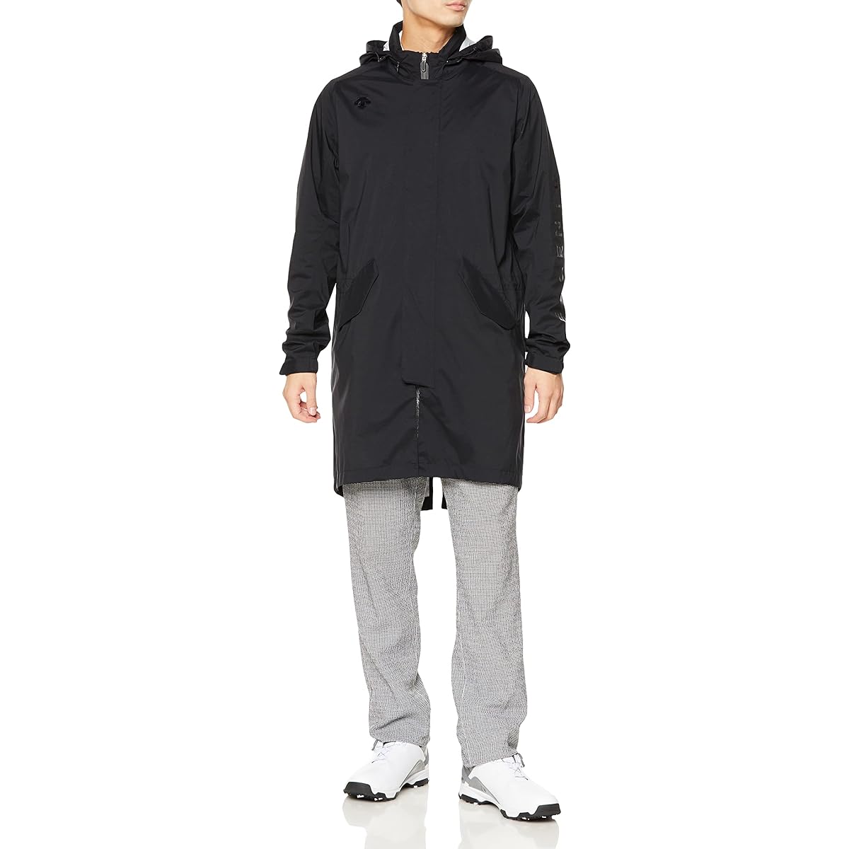 [DESCENTE] Rainwear, Raincoat, Water Pressure Resistance 20,000mm, Breathable, Water Repellent, Stretch, Ventilation, Storage Bag Included, Stylish, Commuting, Golf, DGMUJF00 Men's
