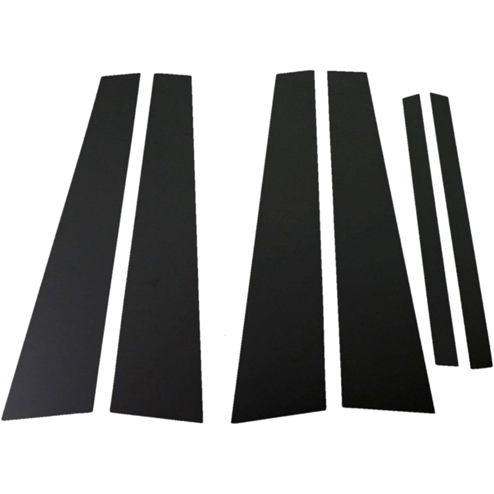 BRIGHTZ Celsior 30 31 Super Mirror Stainless Steel Black Plated Pillar Panel No Visor 6PC [PIL-BLA-220] UCF30 UCF31 UCF F30 F31 4995