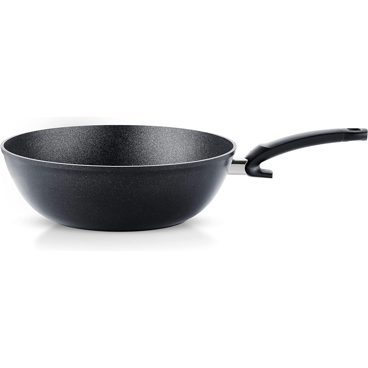 Fissler Wok 30cm Adamant Wok Compatible with Gas Fire/IH Made in Germany [Authorized Japanese Product] 100-800-30-100