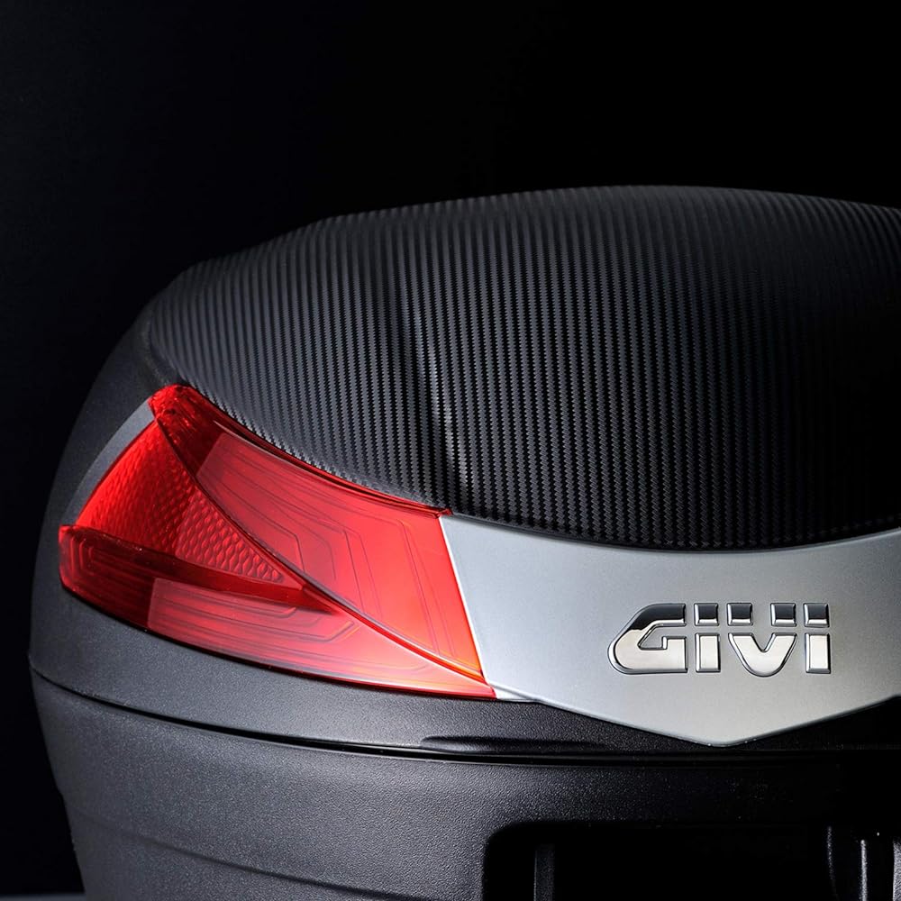 GIVI Motorcycle Rear Box Monolock 34L B34N Red Lens 94448