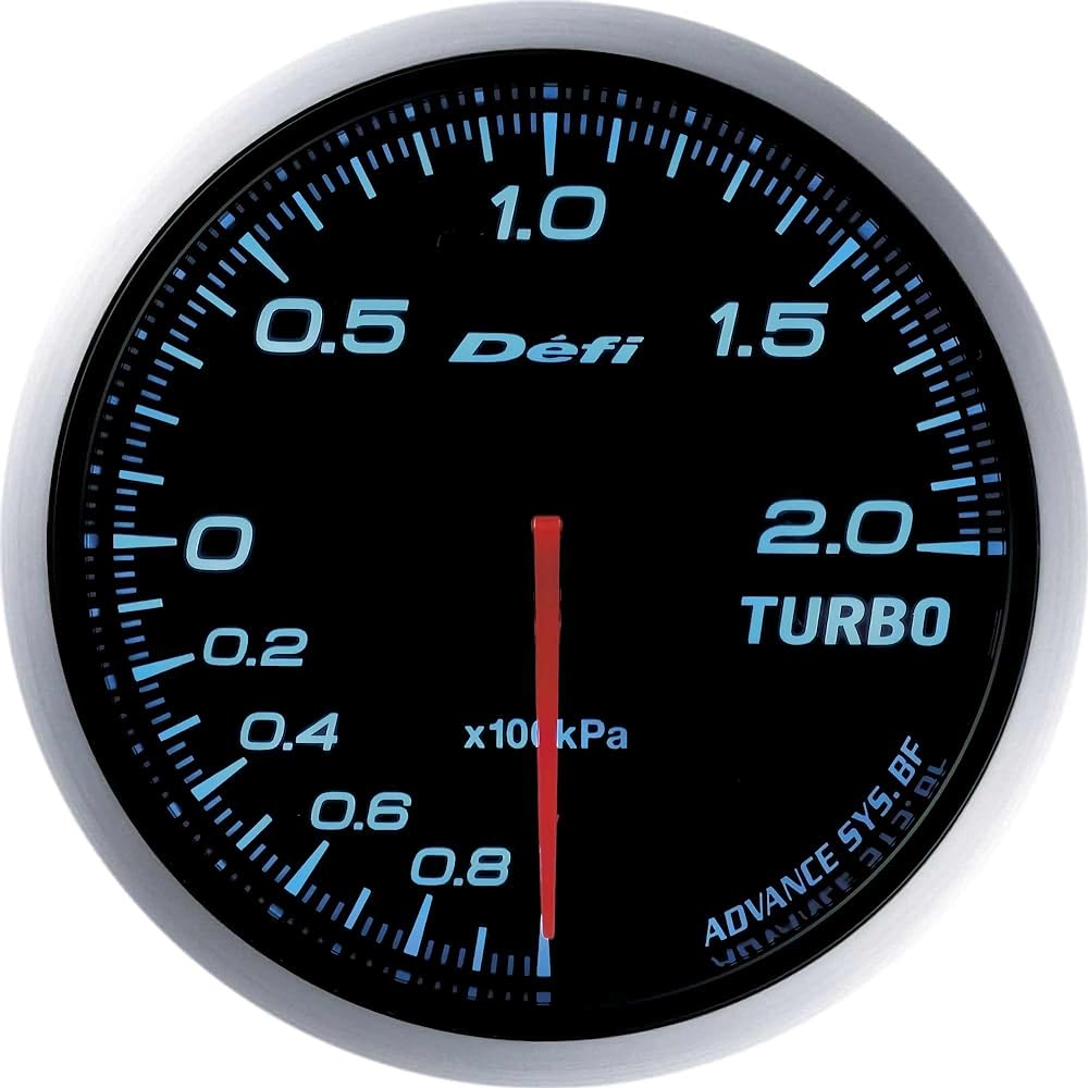 Nippon Seiki Defi Meter [Defi-Link ADVANCE BF] Turbo Meter 200kpa (White) DF09901