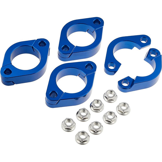 U-KANAYA billet exhaust flange aluminum blue ZRX400/II EFBLZRX4