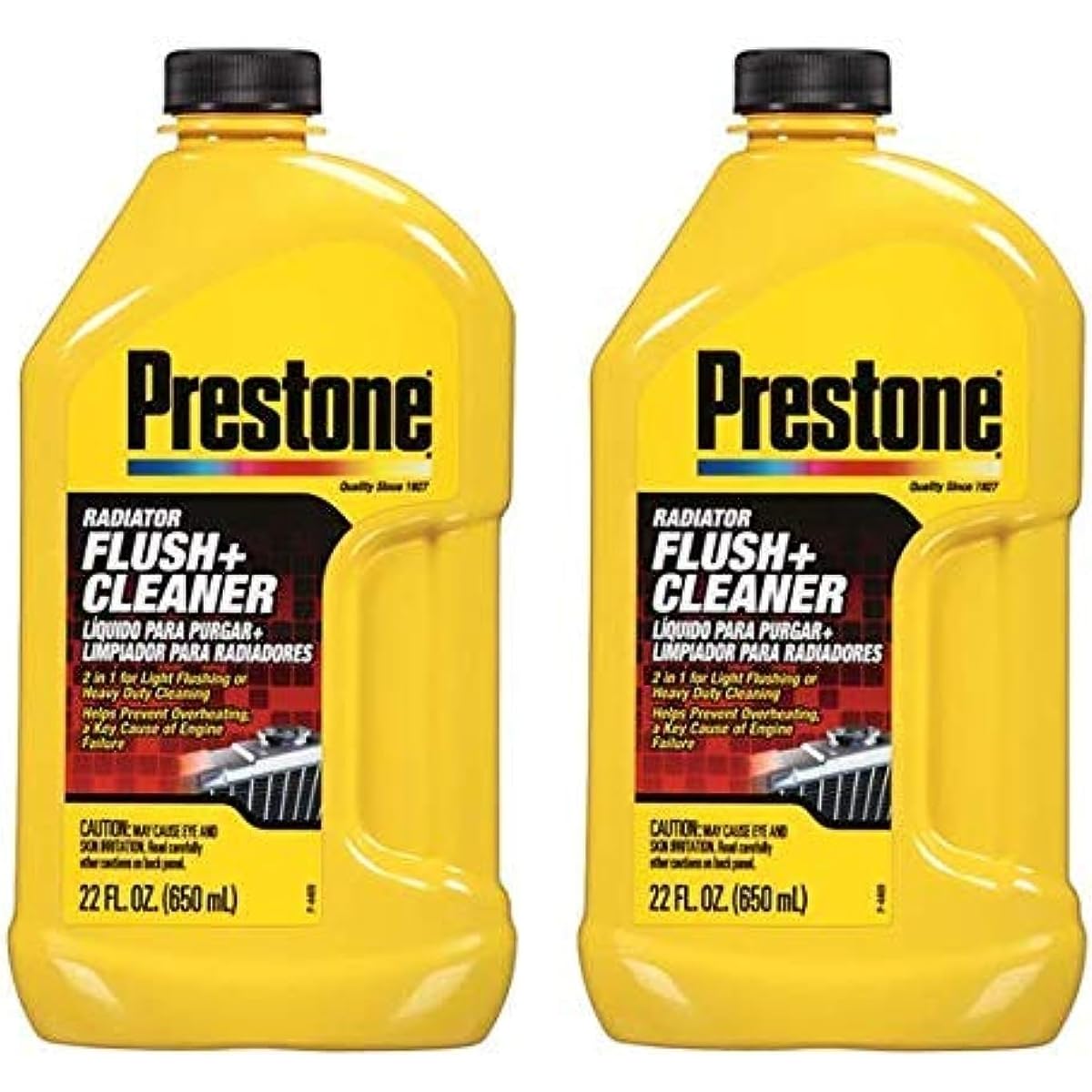 Prestone AS105 Radiator Flash and Cleaner --22 Oz --2 Pack