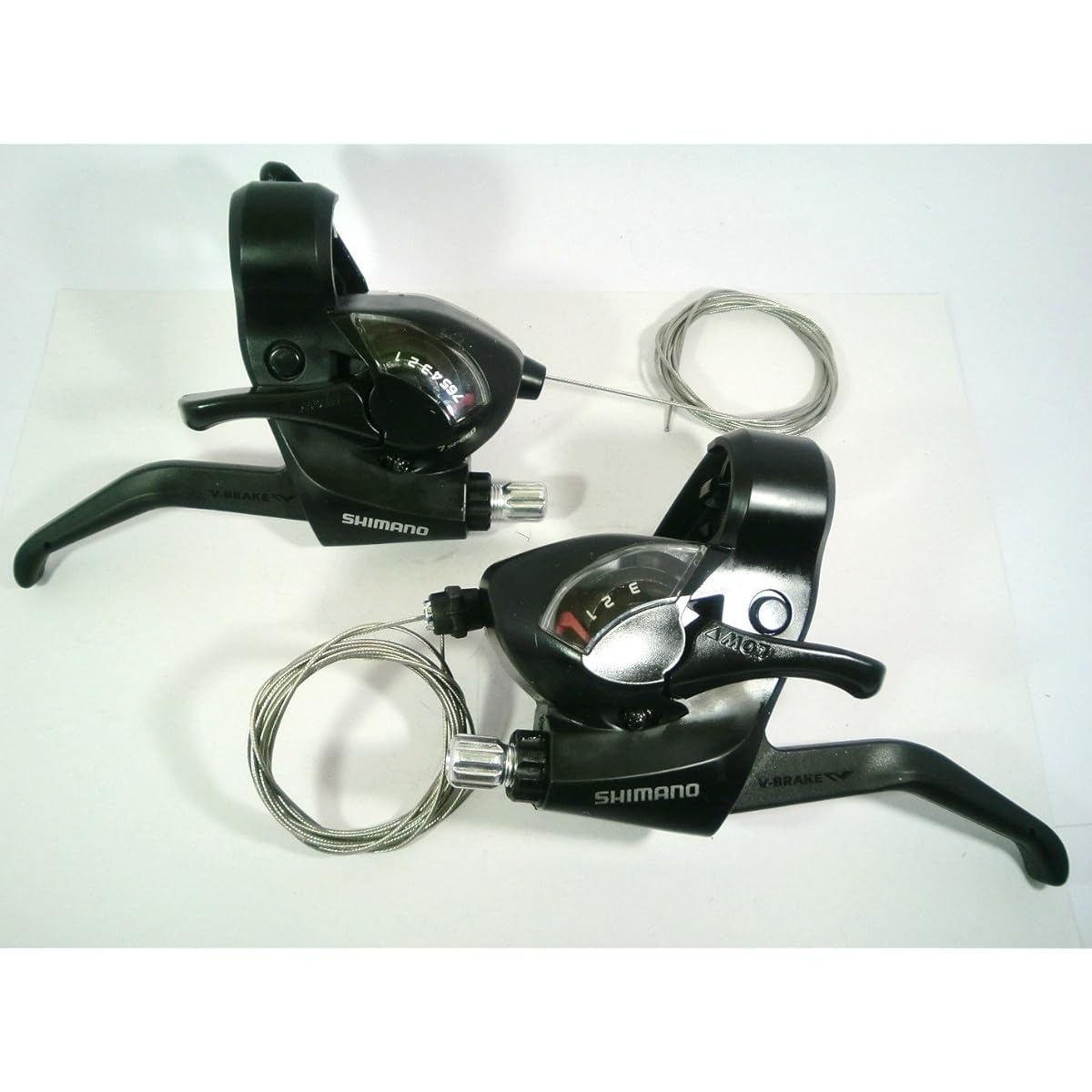 Shimano Shift Lever ST-EF41 7R/L 2 Finger 3x7Speed Left and Right Set Black 934