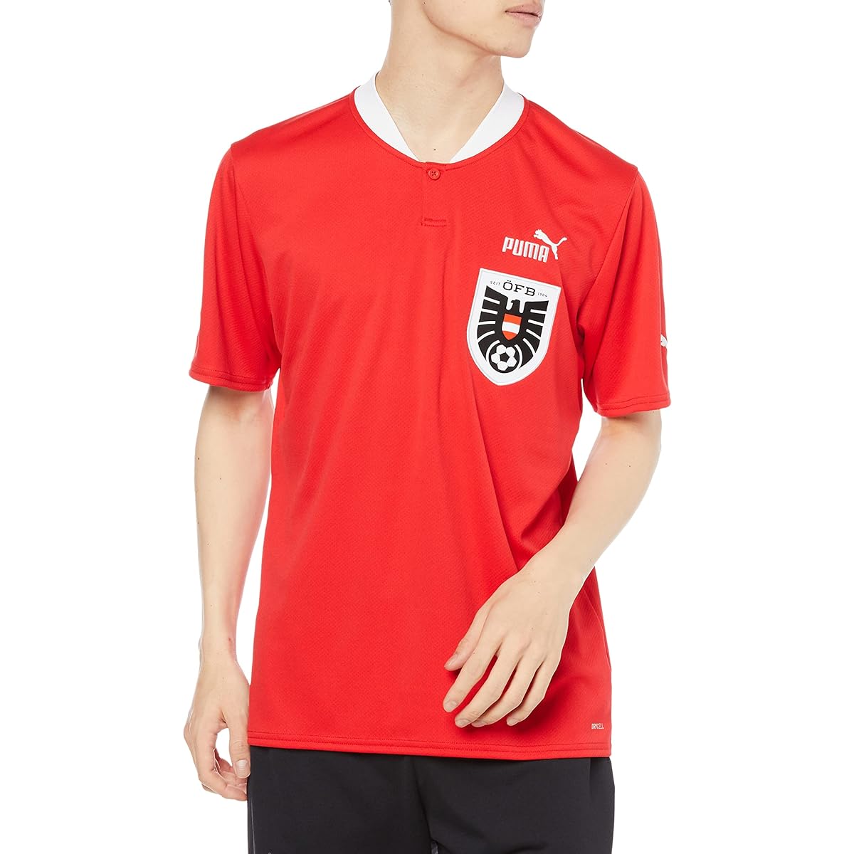 PUMA 766010 Men's Soccer T-Shirt OFB Home SS Replica Shirt