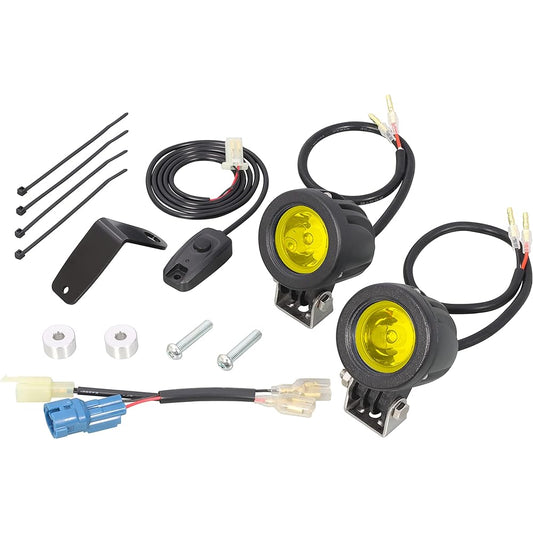 KITACO LED Shuttle Beam Kit CT125 Hunter Cub (JA55/JA65) Lime Yellow 2 Lights Headlight Bracket Mounted Type 800-1470330