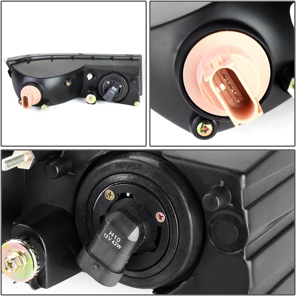 DNA MOTORING FL-ZTL-801-CH Assemblefog Light Driver & Passenger Seat Enhance Visibility [07-14 Cadillac Escalade / 07-14 ESV / 07-13 Compatible with EXT]