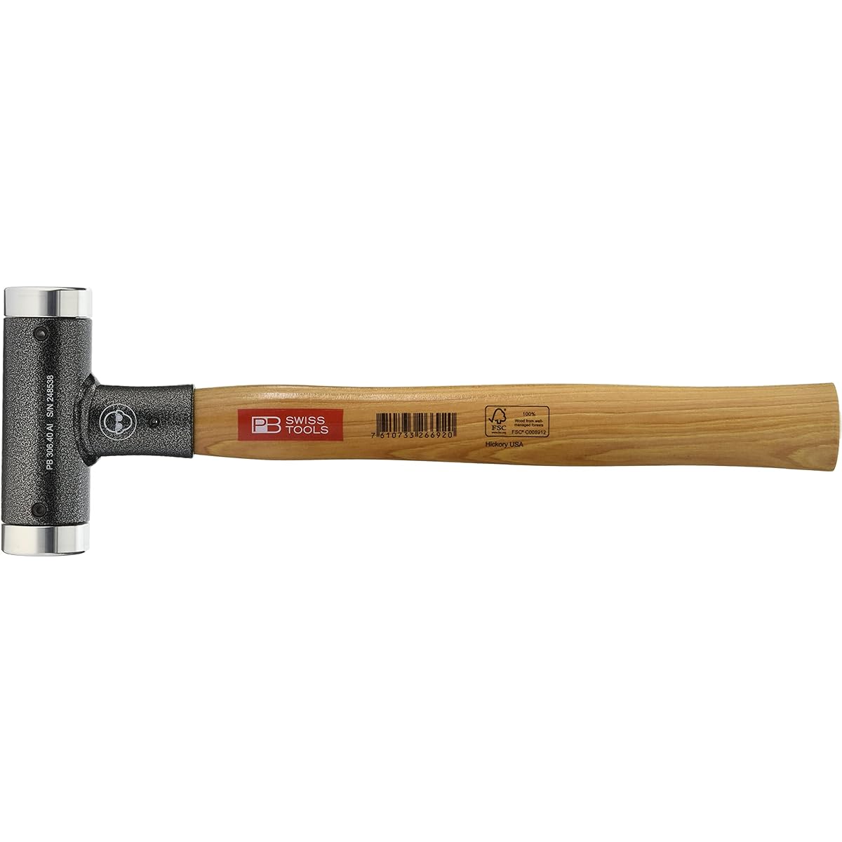 PB SWISS TOOLS PB Recoilless Aluminum Hammer 306-40AL