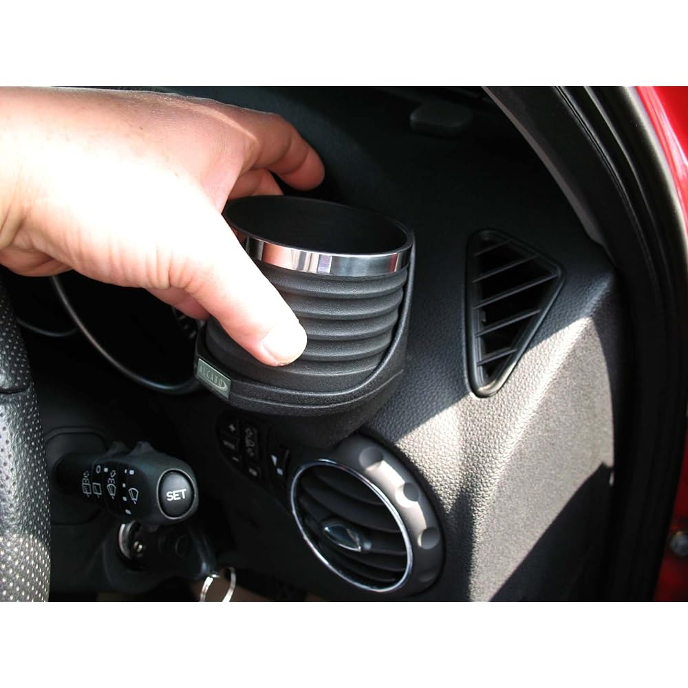 ALCABO Alfa Romeo Alfa 147/Alfa GT Right/Left Handle Drink Holder Silver Cup AL-A102S
