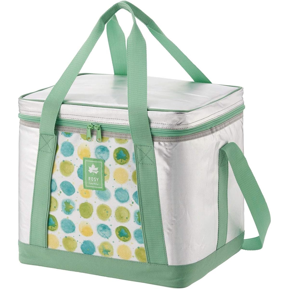 LOGOS ROSY Antibacterial/insul10 Soft Cooler (Leaf) Cooler Box Foldable