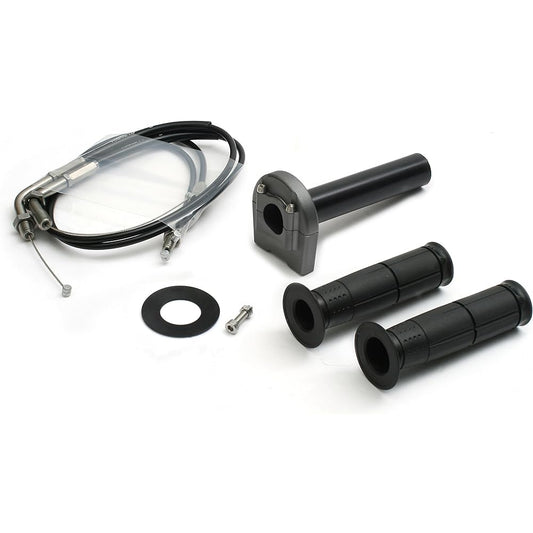Active 1067080SU Car Throttle Kit TYPE-3: Gunmetal (Winding ?32/Stainless Steel Hardware) ZX-10R ('06-'07) / Ninja 250R ('08-'12)