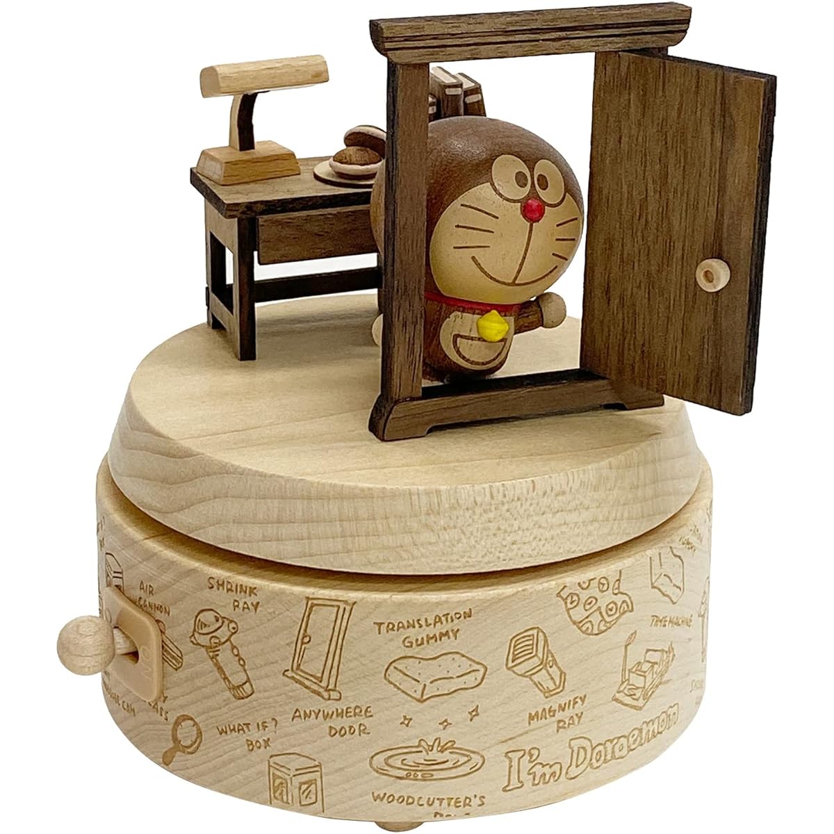 Sanrio Wooden Music Box Doraemon Anywhere Door H 9157