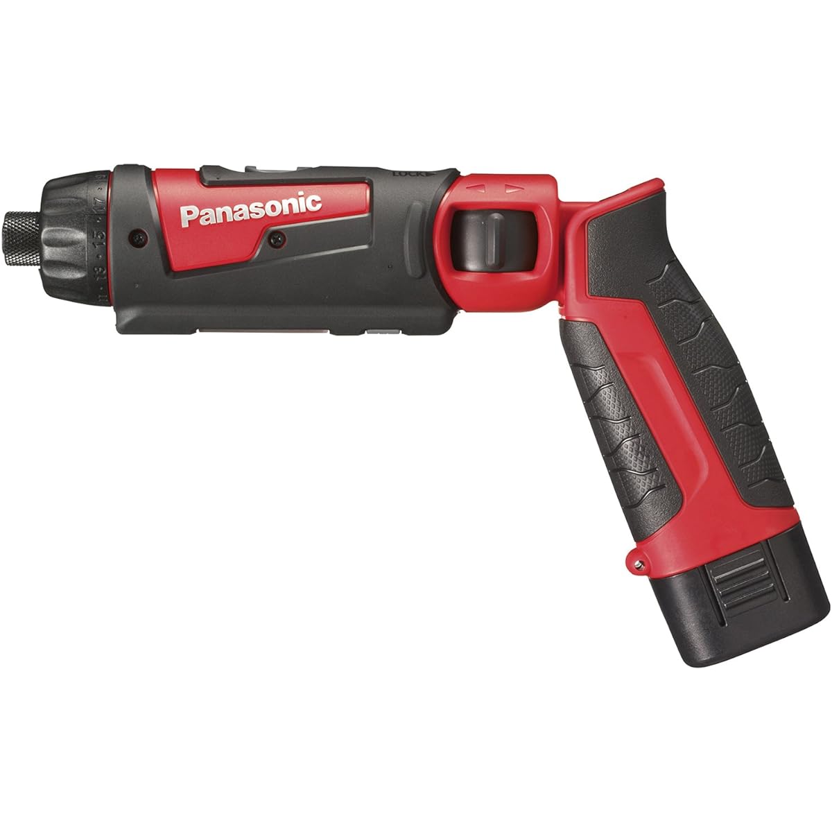 Panasonic Charging Stick Driver EZ7421 (7.2V) High Precision Compact ~M5 Equipped with wide LED for hand use 1.5Ah battery pack x 2, charger and case included Drill Driver Red EZ7421LA2S-R