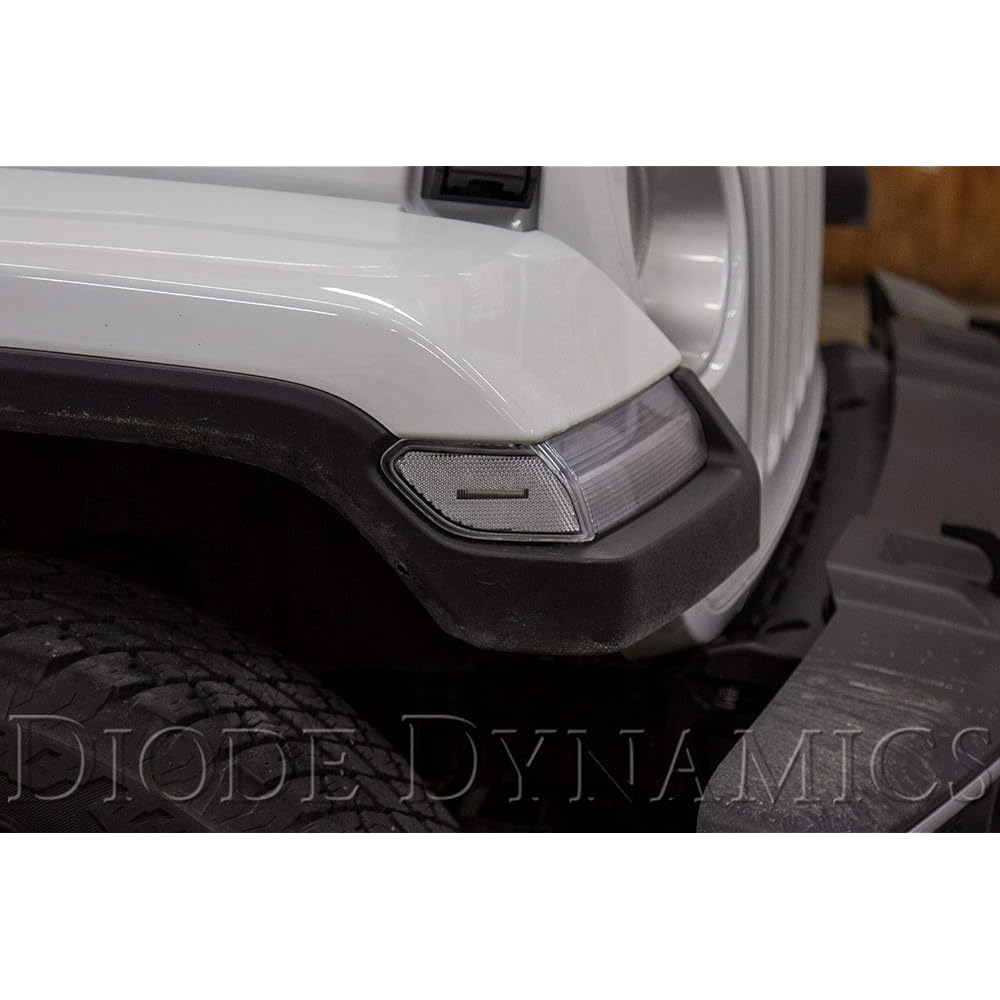Diode Dynamics LED side marker JEEP JL WRANGLER 2018-2023 compatible clear (set)