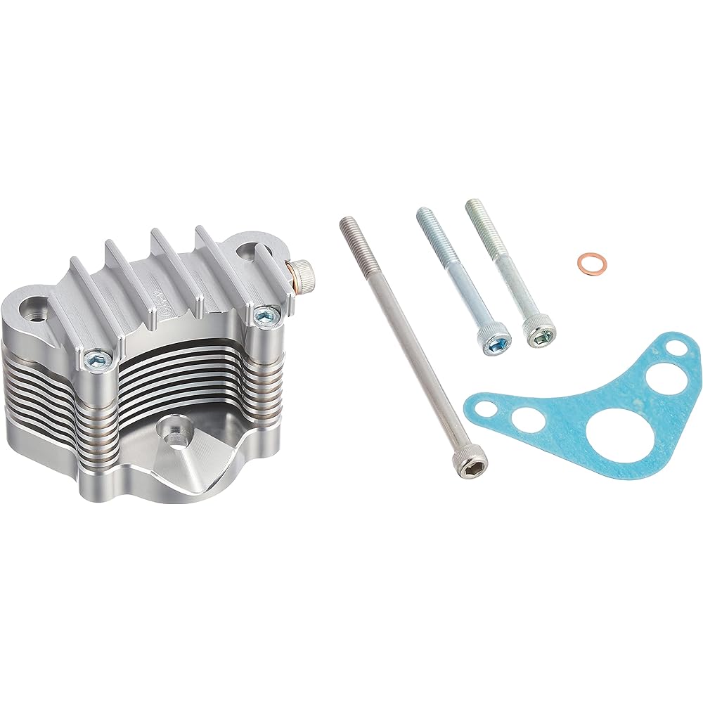 Gcraft Oil Cooler Classic Type Monkey Ducks 7 Tier Silver Anodized Aluminum Billet Oil Cooler 37036