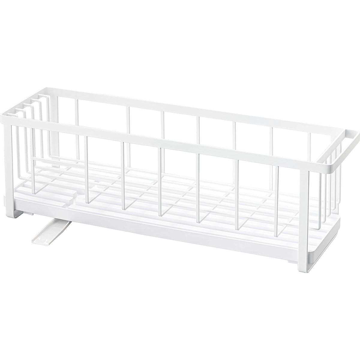 Yamazaki Jitsugyo 5068 Slim Two-way Drainer Wire Basket White Approx. W57.5XD16XH18.4cm Tower Slim design that can be placed anywhere