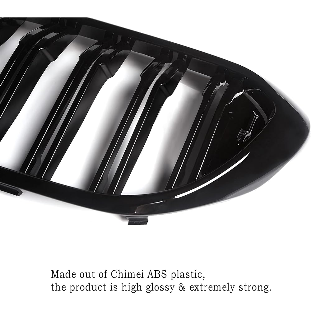 Front Grill/Grill Kidney Grill replacement BMW 5 Series G30 G31 F90 (ABS, Gloss Black)