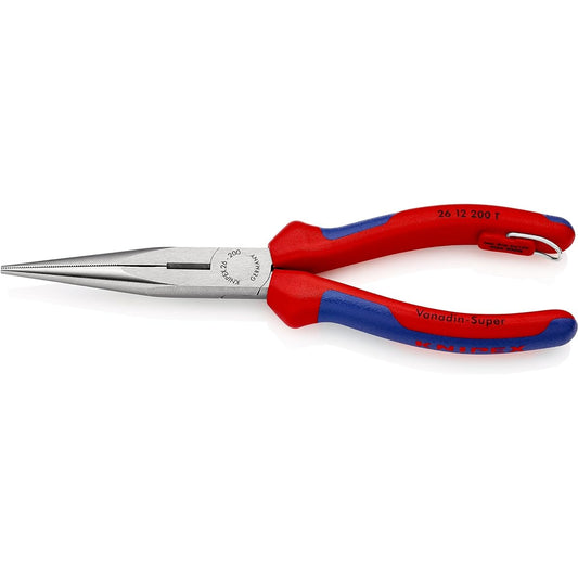 KNIPEX KNIPEX 2612-200TBK Long-nosed pliers Fall prevention (BK)