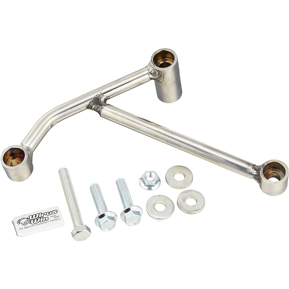 WirusWin Rod Silencer Muffler DIO DIO AF62 AF68 Stainless Steel