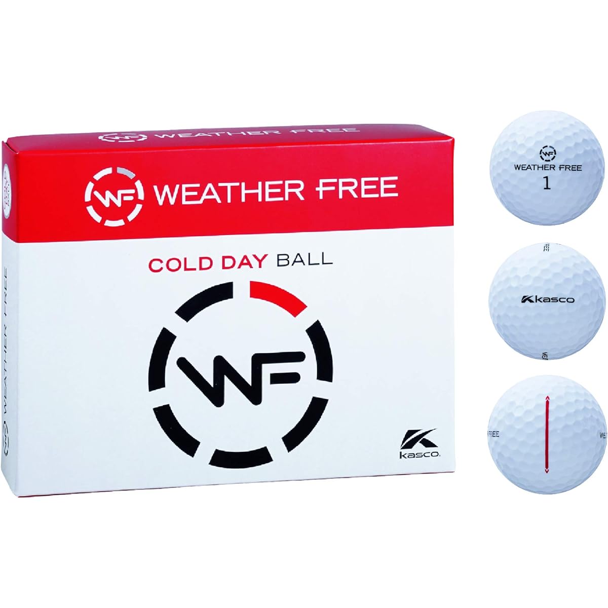 KASCO Golf Ball Weather Free Winter Ball