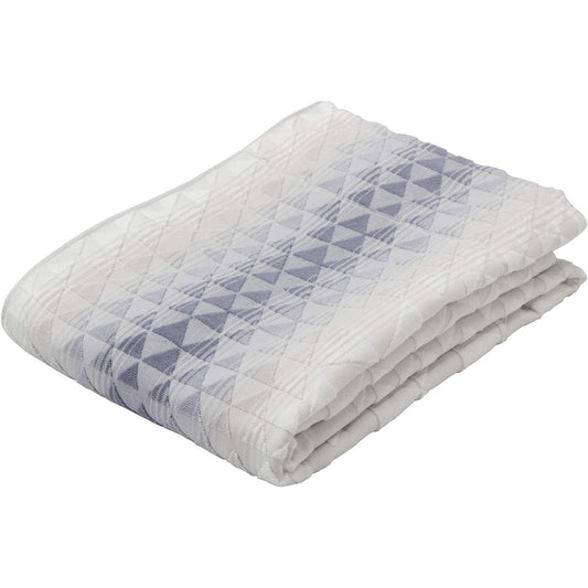 nishikawa [Nishikawa] Towel blanket (Air Breeze blanket (R)), single, does not cling to the skin, has a three-dimensional feel, allows the wind to escape, 100% cotton, made in Japan, gray RR00100027GR