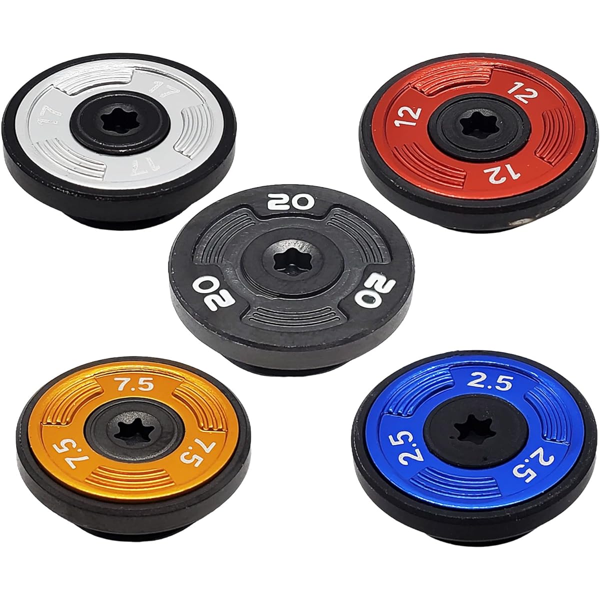 wakae TaylorMade TP Reserve Putter Compatible Weight TP Truss Putter Compatible Weight GT MAX Compatible Weight (12g, Silver)