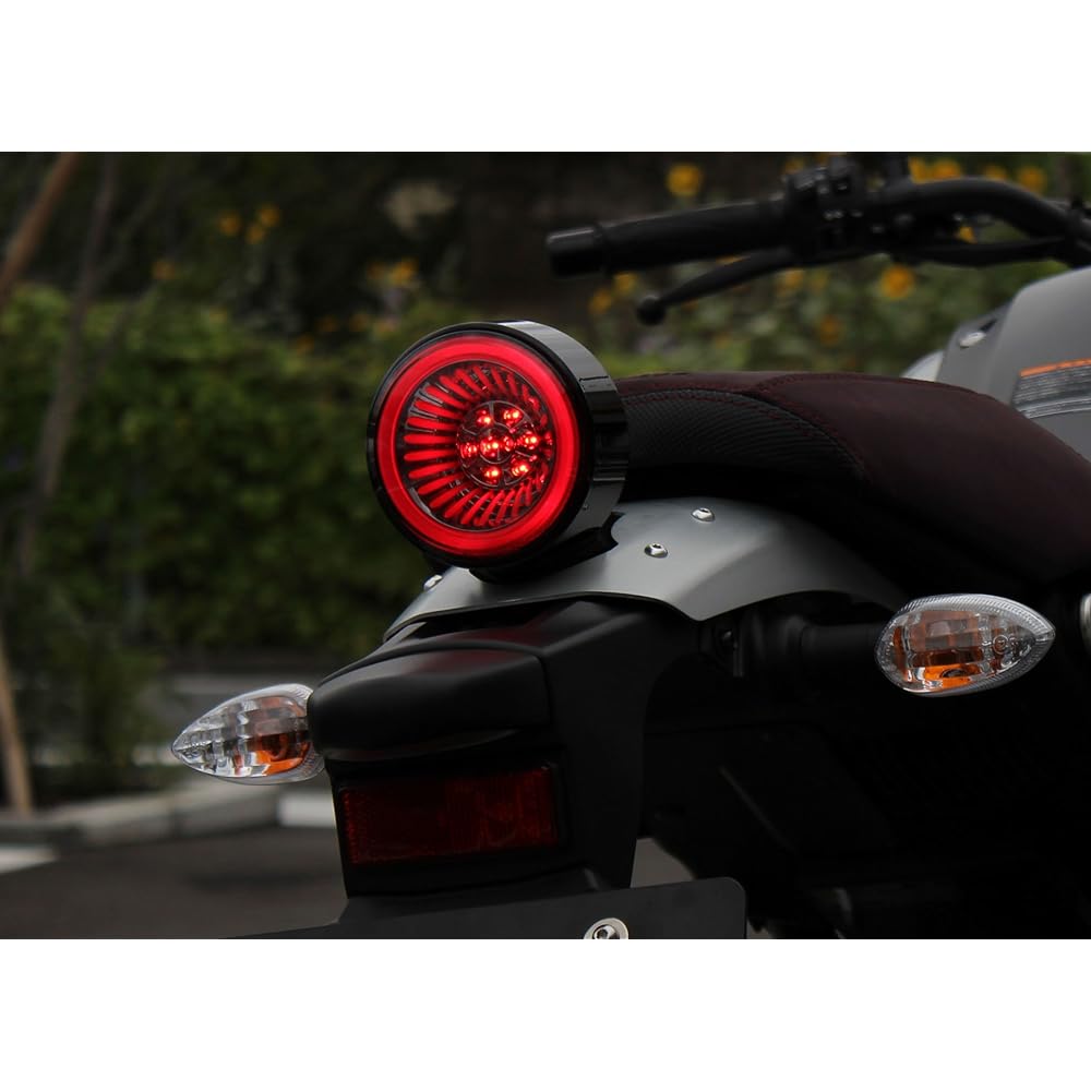Kijima Motorcycle Tail Lamp LED BOLT XSR900 LED Tail Lamp Unit Black/Smoke YAMAHA 217-7019