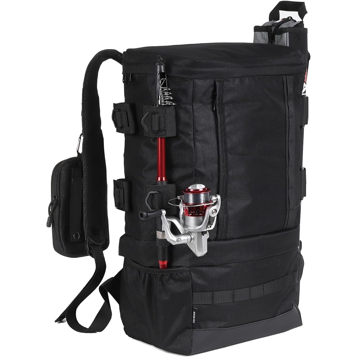 [FISHBOMB] Fishing Rucksack Fishing Bag Waterproof Large Capacity Rod Holder