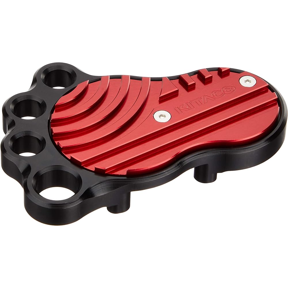 KITACO Brake Pedal Bigfoot (Red) Bolt-on Type Machined Aluminum Anodized Finish Monkey 125 (JB02/03), Grom (JC61/75/92), Ducks 125 (JB04) 516-1300920