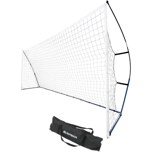 REFREEZE Portable Soccer Goal Futsal Goal with Storage Bag (1.8m, 2.4m, 3m, 3.6m, 5m)